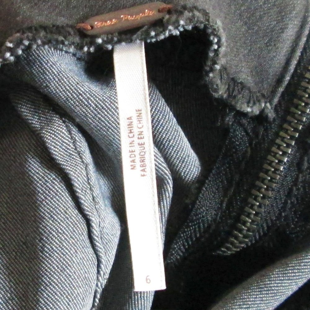 Free People Womens Black Mini Skirt w\ Belt Size 6 Pre-owned Good Condit… - Picture 4 of 8